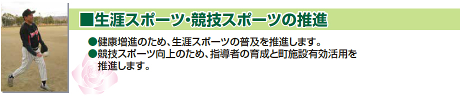 生涯スポーツ・競技スポーツの推進